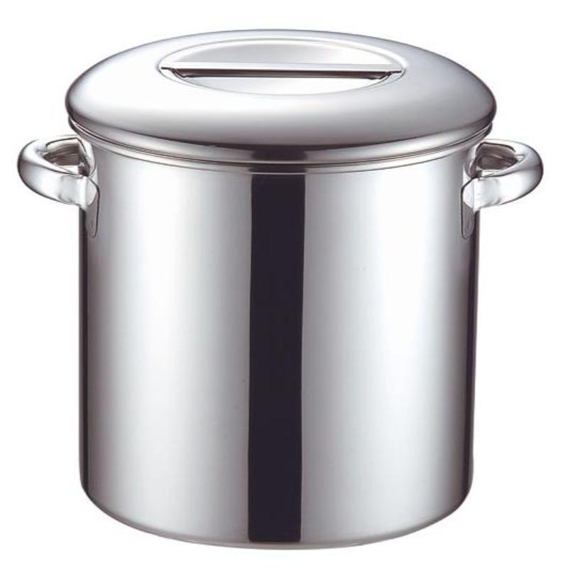 【1個】KO 18-8キッチンポット内蓋式 20cm(6.2L) 手付 カンダ 00466670 プロステ