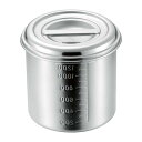 【1個】AG 18-8深型キッチンポット(目盛付) 10cm(0.7L) カンダ 00466687 プロステ