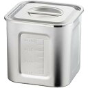 【1個】AG 18-8目盛付角キッチンポット 18cm(5.3L) カンダ 00466810 プロステ