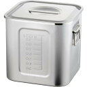 【1個】AG 21-0目盛付角キッチンポット 24cm(12.6L) カンダ 00466823 プロステ