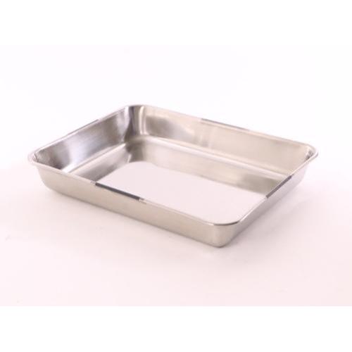 【1個】調理用バット 18-8 カラー角バット 10枚取 黒 カンダ 00467094 プロステ