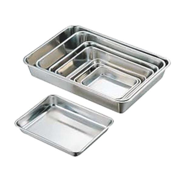 【1個】調理用バット CLO 18-8角バット(取手無) 6枚取4/5 カンダ 00467174 プロステ