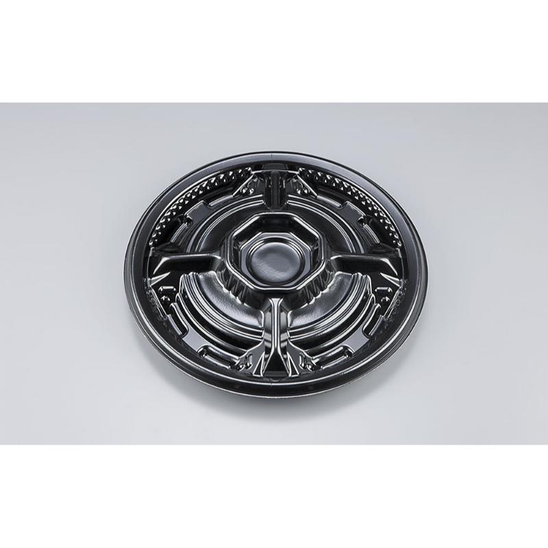 【400枚】オードブル容器(プラスチック製) SFソワレ25 黒 本体シーピー化成 00630889