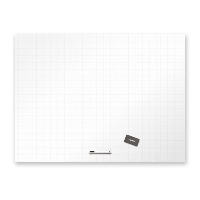 【1枚】抗菌ホワイトマグネットシート 暗線入り 3L AWM09 アスカ 00734381 プロステ