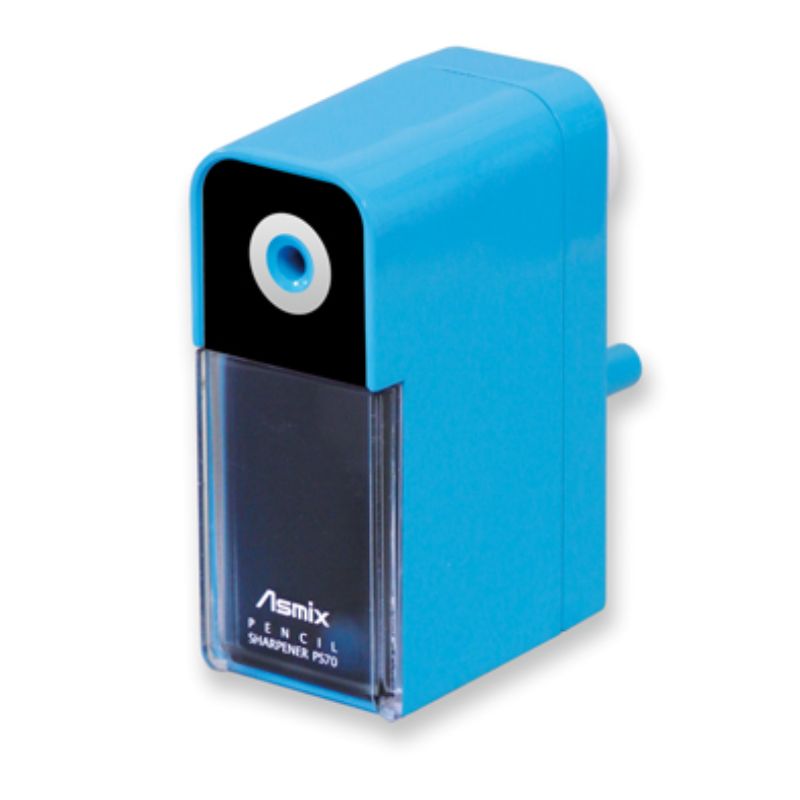 【1個】筆記具 らくらくあんしんけずりき ブルー PS70B アスカ 00734561 プロステ