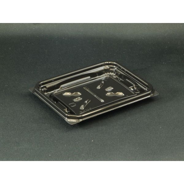 【50点】惣菜容器 バイオカップ モレン 230B 黒 リスパック 00743561