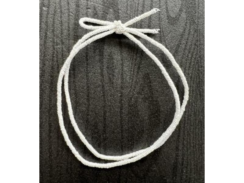 【1000本】イグチ 装飾資材 ペーパーゴム 2重片花結び 90cm 白 00744733 プロステ