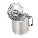 【1個】揚げ物用品 カンダ (000)18-0二重アミオイルポット 1.2L 00707950 プロステ