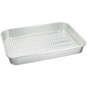 【1個】調理用品 アカオ アルマイト穴明大型バット キング 00470930 プロステ