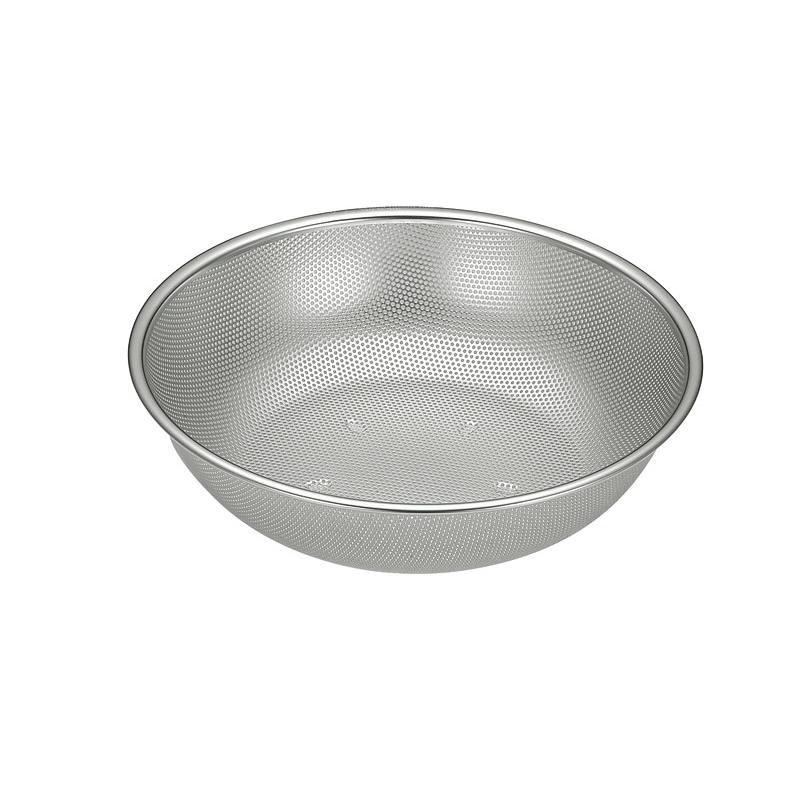 【1個】調理用品 KO 18-8浅型パンチボール 24cm 00471981 プロステ