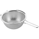 【1個】調理用品 F18-8深型片手メッシュボール 21cm 00472026 プロステ