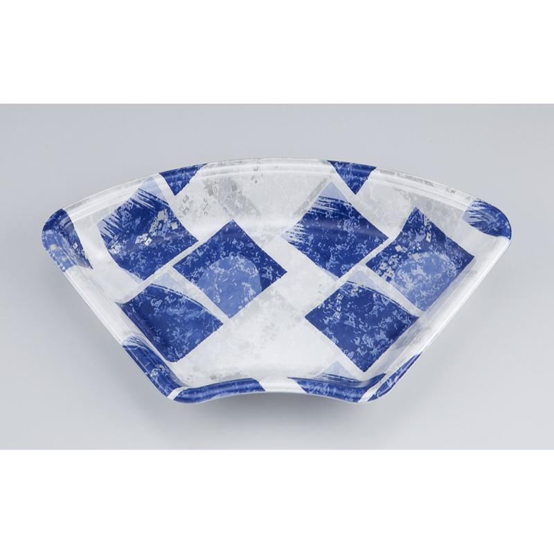 【600枚】鮮魚トレー V-扇20 氷角紺 シーピー化成 00667550