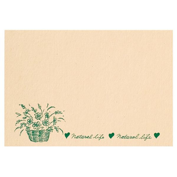 【1点】贈答用飾り ナチュラルライフショーカード-1(50枚) ヘッズ 00144427