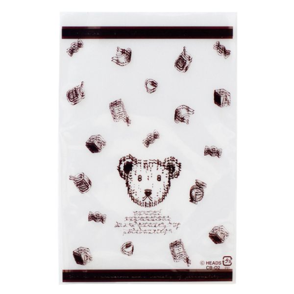 【1点】袋 ベアクリアOPPギフトバッグ-2(50枚) ヘッズ 00144621