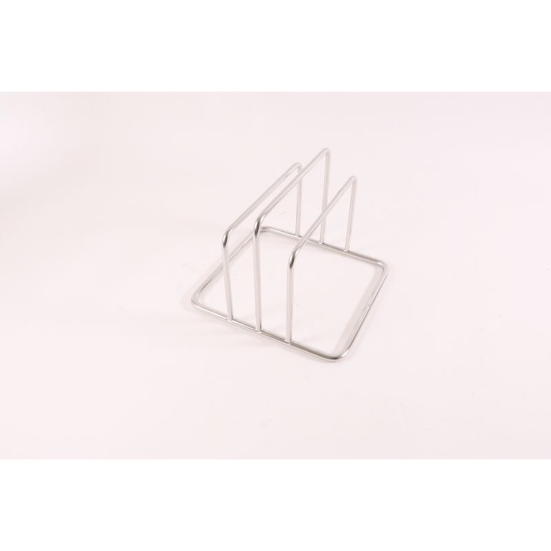 【1点】18-8ミニまな板立て 2枚立 シンドー 00257623