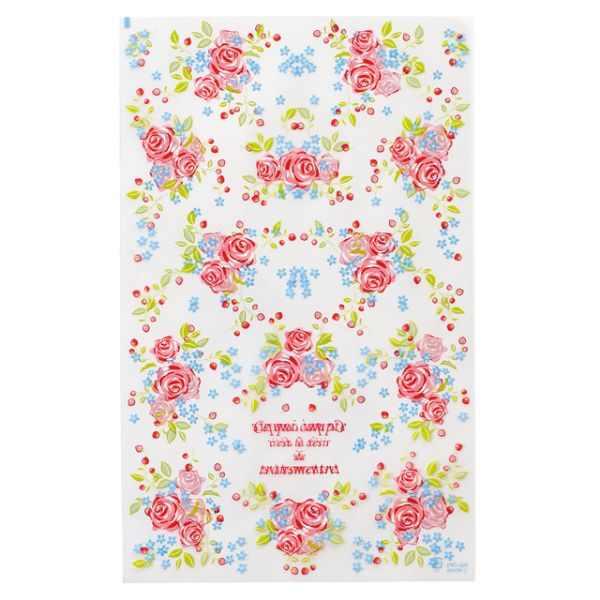 【1点】袋 ローズガーデンOPPギフトバッグ-3(50枚) ヘッズ 00264467