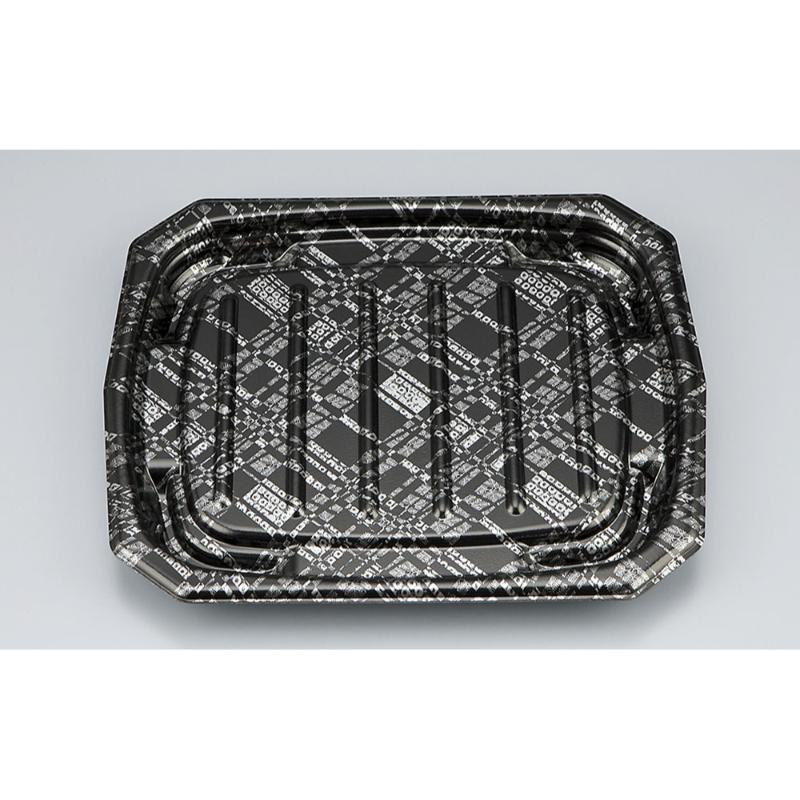 【400点】惣菜容器 TNデリカ内24 モダン黒 本体 シーピー化成 00266649