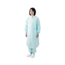 【20点】使い捨てエプロン 4442 ポリエチ袖付エプロン(割烹着タイプ) ピンク 10枚入 川西工業 00318912(4)