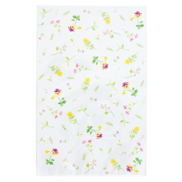 【1点】袋 ナチュラルフラワーOPPギフトバッグ-3(50枚) ヘッズ 00414835