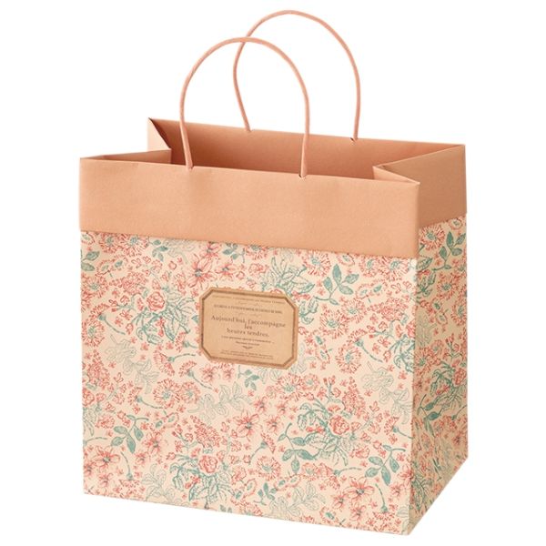【1点】袋 アンティークフラワーペーパーバッグ-3(10枚) ヘッズ 00450061