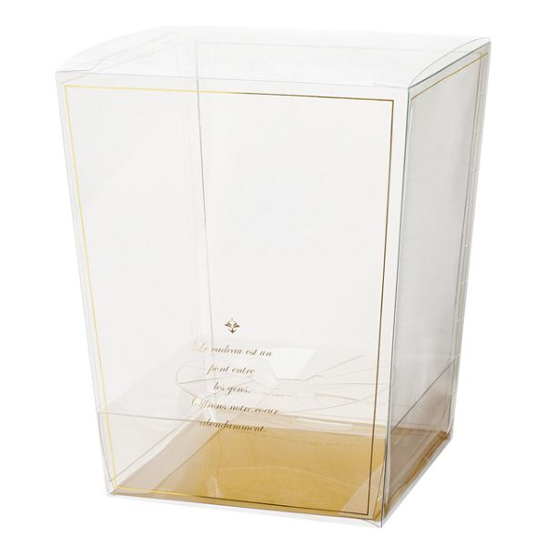 【1点】エレガントフラワークリアBOX-L スタンド付(10枚) ヘッズ 00450841