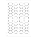 【1点】オリジナル楕円無地シールシート-2(20枚) ヘッズ 00451309