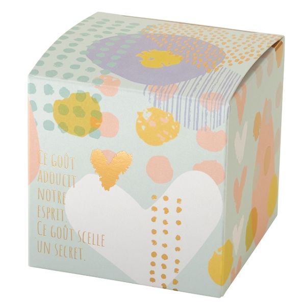 【1点】ギフト箱 キューブボックス ブルーハート(20枚) ヘッズ 00452078