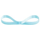 【1点】サテンリボン AQUABLUE 10mm(1巻) ヘッズ 00452379