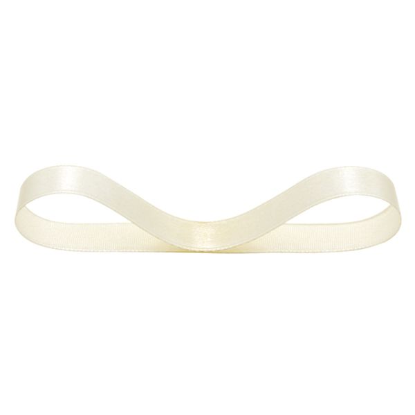【1点】サテンリボン IVORY 10mm(1巻) ヘッズ 00452526