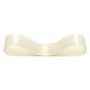 【1点】サテンリボン IVORY 19mm(1巻) ヘッズ 00452527
