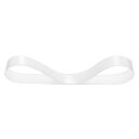 【1点】サテンリボン WHITE 10mm(1巻) ヘッズ 00452725