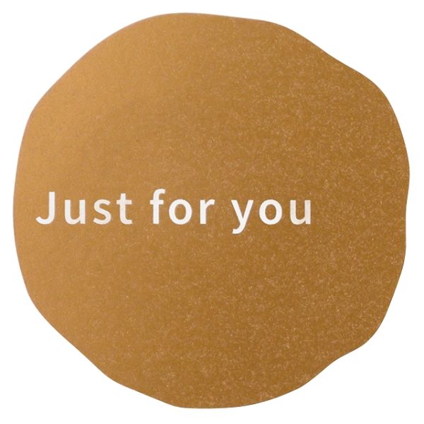 【1点】ジャストフォーユーギフトシール-1 マットゴールド(100枚) ヘッズ 00453104