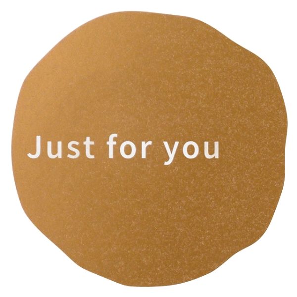 【1点】ジャストフォーユーギフトシール-3 マットゴールド(100枚) ヘッズ 00453117