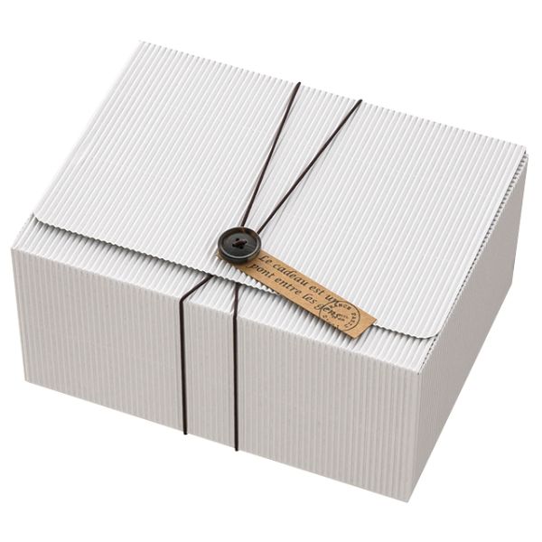 【1点】ギフト箱 シングルホワイトギフトボックス-3(10枚) ヘッズ 00453357