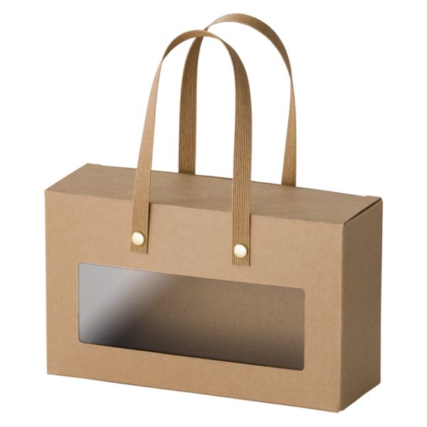 【1点】ギフト箱 シンプルクオリティ窓付ギフトボックス-3(10枚) ヘッズ 00453433