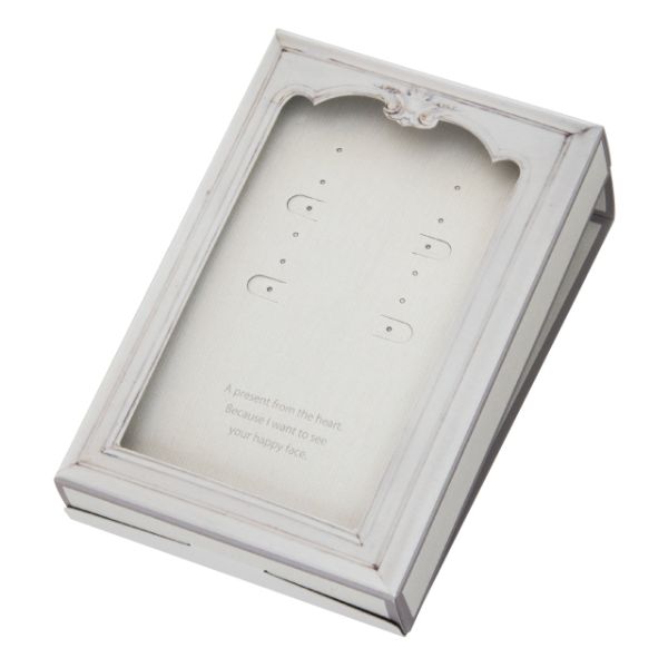 【1点】ギフト箱 ディスプレイアクセサリーパッケージ ホワイト-1(10枚) ヘッズ 00453930