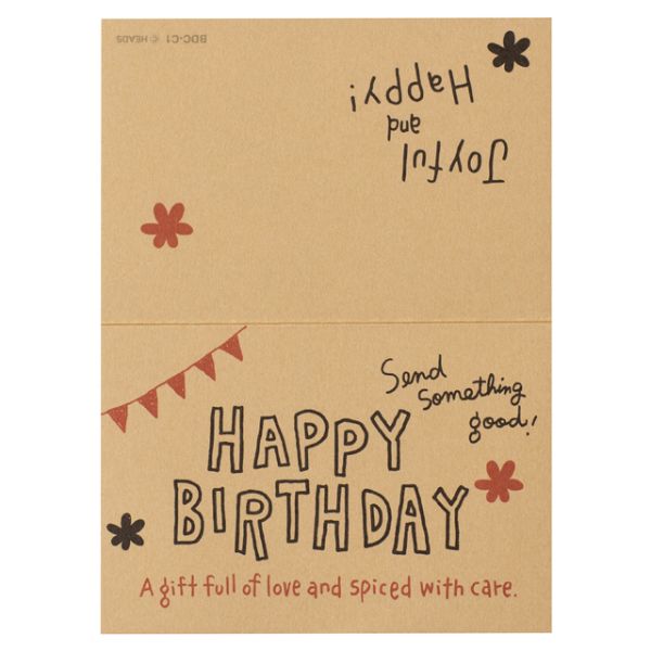 【1点】贈答用飾り バースデイカジュアルギフトカード-1(20枚) ヘッズ 00454228