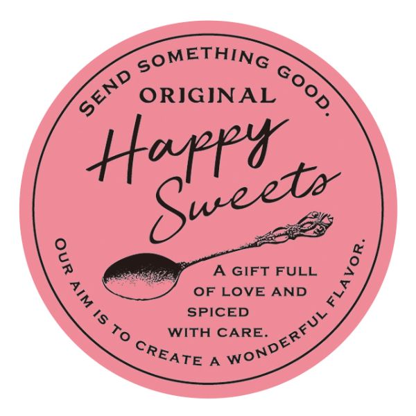 【1点】ハッピースイーツシール-1 ピンク(100枚) ヘッズ 00454368