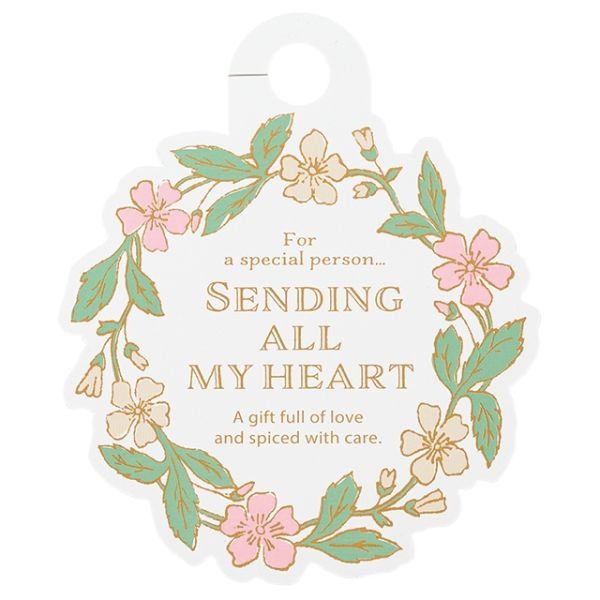 【1点】贈答用飾り フラワーリースギフトタッグ-2(50枚) ヘッズ 00455829