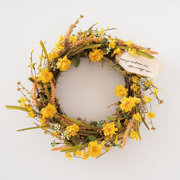 【1点】フルリールアレンジメント ナチュラルリース-3(1個) ヘッズ 00456010