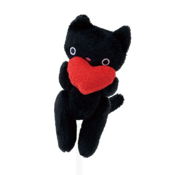 【1点】贈答用飾り ラブリーマスコットフラワーピック-6 ネコ(5本) ヘッズ 00458091