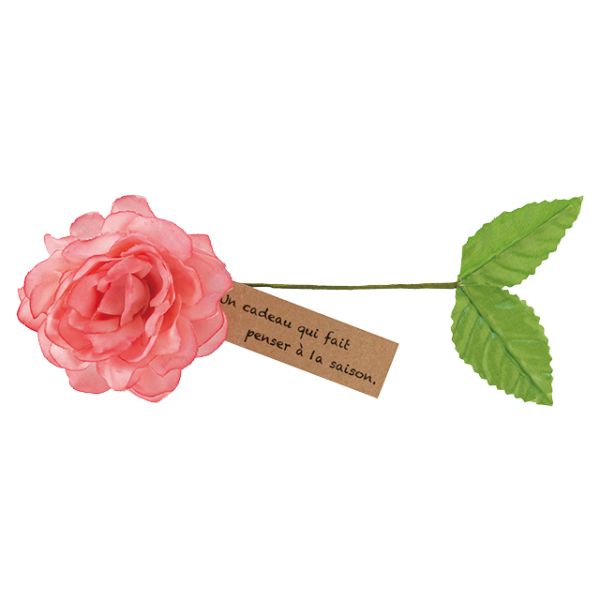 【1点】贈答用飾り リーフフルリールワイヤー-M ピンク-1(10個) ヘッズ 00458188