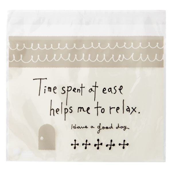 【1点】袋 リラックスライフテープ付OPPバッグ-1(50枚) ヘッズ 00458316