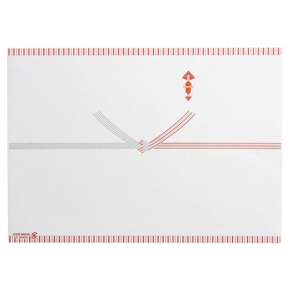 【1点】贈答用飾り 掛ケ紙慶事 結ビ切リB5(30枚) ヘッズ 00459210