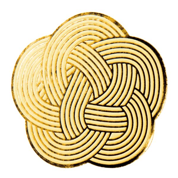 【1点】水引梅結ビデザインロールシール-1(500枚) ヘッズ 00459661