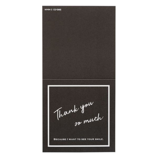 【1点】贈答用飾り 二ツ折スタイリッシュメッセージギフトカード-2(30枚) ヘッズ 00459713