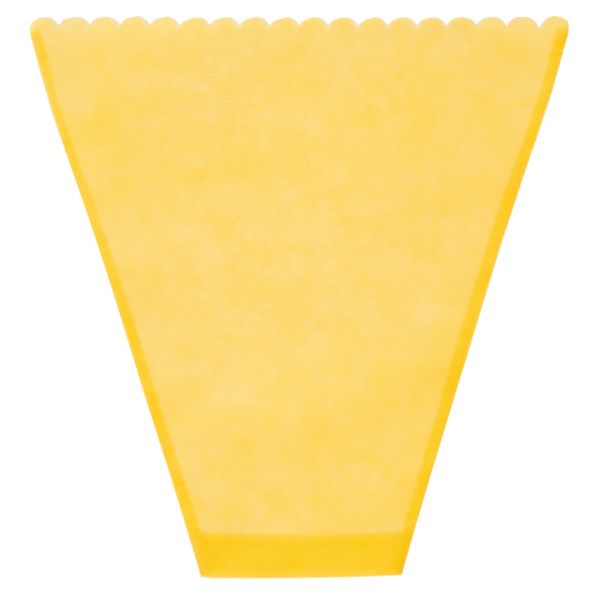 【1点】不織布ハンドブーケバッグS-イエロー(10枚) ヘッズ 00459834