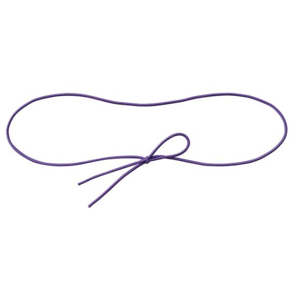 【1点】贈答用飾り 片リボンゴムタッグ-2 パープル(30個) ヘッズ 00460095