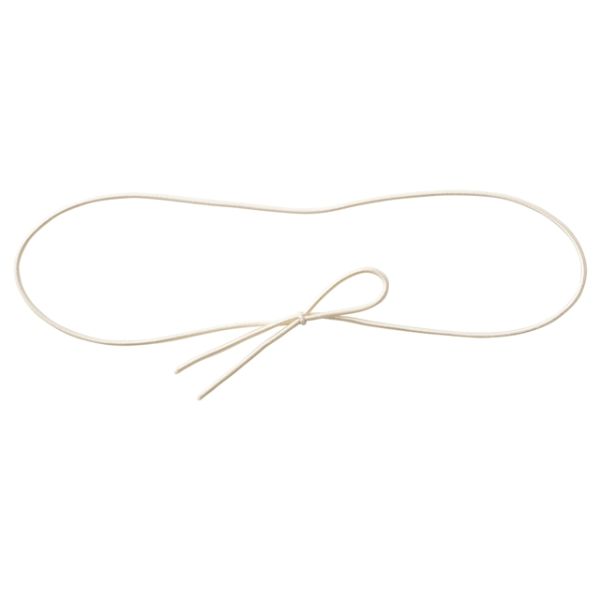 【1点】贈答用飾り 片リボンゴムタッグ-3 オフホワイト(30個) ヘッズ 00460098