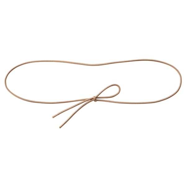 【1点】贈答用飾り 片リボンゴムタッグ-4 ベージュ(30個) ヘッズ 00460102